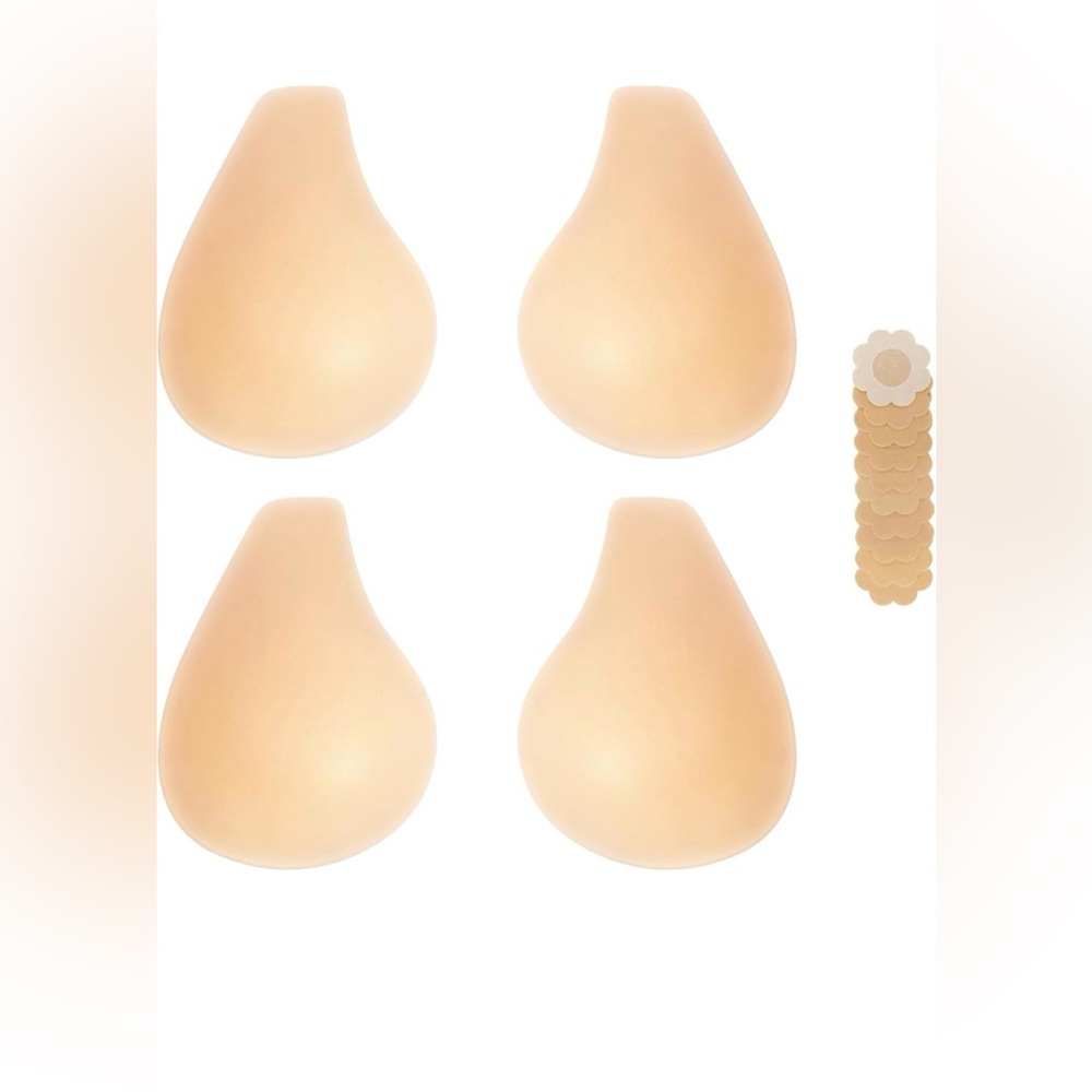 Seamless Nude Adhesive Bra Set